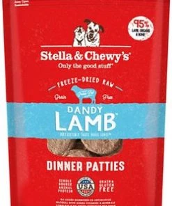 Stella And Chewy's Dandy Lamb Frozen Raw Dinner Patties Three Blue Dogs