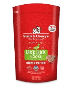 Stella And Chewy's Duck Duck Goose Frozen Raw Dinner Patties