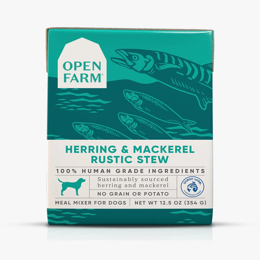 Three Blue Dogs OPEN FARM Herring & Mackerel Rustic Stew 1 Three Blue Dogs OPEN FARM Herring & Mackerel Rustic Stew