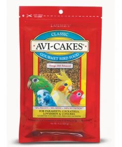 Lafeber Classic Avi-Cakes For Small Birds Three Blue Dogs