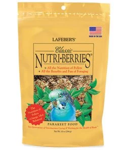 Lafeber Parakeet Nutri-Berries Three Blue Dogs