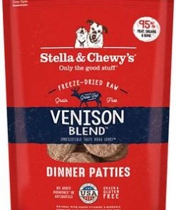 Three Blue Dogs Stella And Chewy's Venison Blend Frozen Raw Dinner Patties