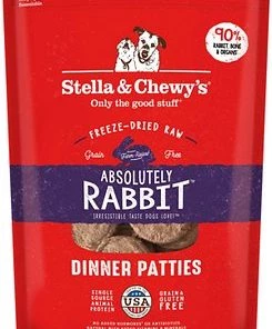 Stella And Chewy's Absolutely Rabbit Frozen Raw Dinner Patties Three Blue Dogs 9 Stella And Chewy's Absolutely Rabbit Frozen Raw Dinner Patties Three Blue Dogs