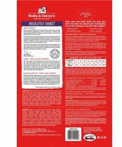 Three Blue Dogs Stella And Chewy's Absolutely Rabbit Freeze-Dried Raw Dinner Patties