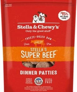 Stella And Chewy's Stella’s Super Beef Frozen Raw Dinner Patties