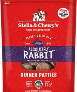Stella And Chewy's Absolutely Rabbit Frozen Raw Dinner Patties Three Blue Dogs 10 Stella And Chewy's Absolutely Rabbit Frozen Raw Dinner Patties Three Blue Dogs