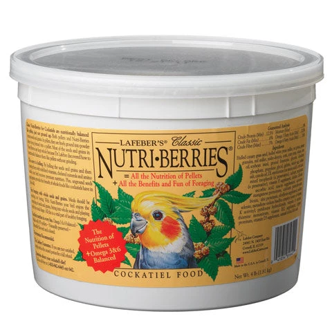 Three Blue Dogs Lafeber Cockatiel Nutri-Berries 3 Three Blue Dogs Lafeber Cockatiel Nutri-Berries