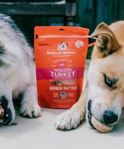 Stella And Chewy's Tantalizing Turkey Freeze-Dried Raw Dinner Patties Three Blue Dogs