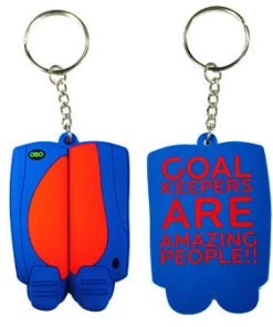Hockey OBO Leg Guard Key Chain