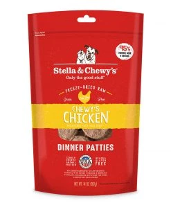 Three Blue Dogs Stella And Chewy's Chewy’s Chicken Freeze-Dried Raw Dinner Patties