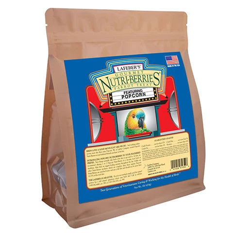 Lafeber Parrot Popcorn Nutri-Berrie Treats Three Blue Dogs 4 Lafeber Parrot Popcorn Nutri-Berrie Treats Three Blue Dogs