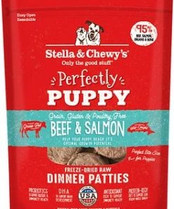 Stella And Chewy's Beef & Salmon Puppy Patties Three Blue Dogs 12 Stella And Chewy's Beef & Salmon Puppy Patties Three Blue Dogs