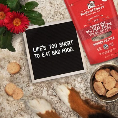 Three Blue Dogs Stella And Chewy's Remarkable Red Meat Freeze-Dried Raw Dinner Patties 6 Three Blue Dogs Stella And Chewy's Remarkable Red Meat Freeze-Dried Raw Dinner Patties
