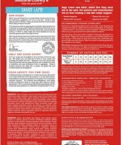 Stella And Chewy's Dandy Lamb Freeze-Dried Raw Dinner Patties