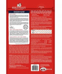 Stella And Chewy's Venison Blend Freeze-Dried Raw Dinner Patties Three Blue Dogs