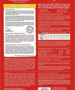 Stella And Chewy's Chewy’s Chicken Frozen Raw Patties Three Blue Dogs