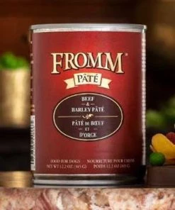 Fromm Beef & Barley Pâté Dog Food Three Blue Dogs