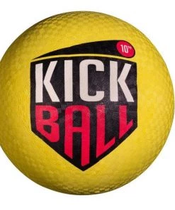 FRANKLIN 10" RUBBER KICKBALL - YELLOW
