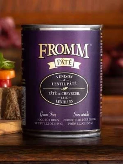 Fromm Venison & Lentil Pâté Dog Food 1 Fromm Venison & Lentil Pâté Dog Food