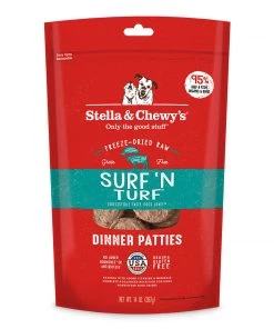 Sport And Hound Stella And Chewy's Surf ‘N Turf Freeze-Dried Raw Dinner Patties Three Blue Dogs 11 Sport And Hound Stella And Chewy's Surf ‘N Turf Freeze-Dried Raw Dinner Patties Three Blue Dogs
