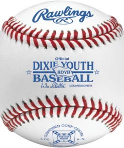 Rawlings Dixie Youth Baseball Official Baseballs - Dozen, Cushioned Center Team Sports