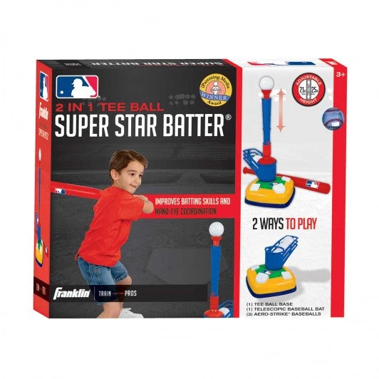 FRANKLIN MLB® KIDS SUPER STAR BATTER! 2 IN 1 SET Team Sports 1 FRANKLIN MLB® KIDS SUPER STAR BATTER! 2 IN 1 SET Team Sports