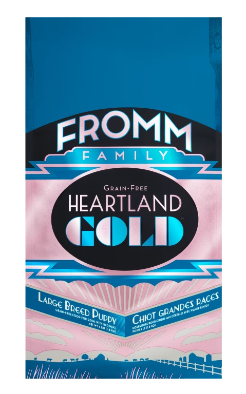 Three Blue Dogs Fromm Heartland Gold Large Breed Puppy Dog Food 1 Three Blue Dogs Fromm Heartland Gold Large Breed Puppy Dog Food
