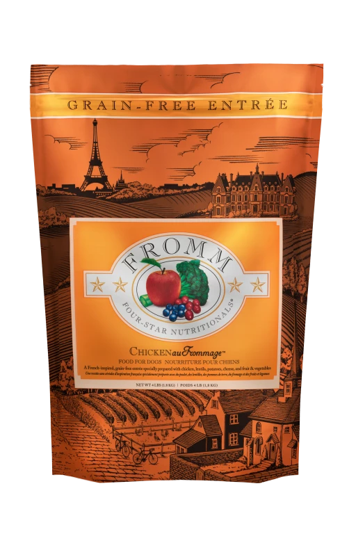 Fromm Chicken Au Frommage® Recipe Dog Food Three Blue Dogs 1 Fromm Chicken Au Frommage® Recipe Dog Food Three Blue Dogs
