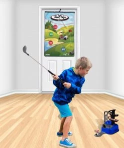 FRANKLIN KIDS INDOOR GOLF TEE AND CLUBS SET Team Sports