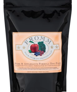Fromm Pork & Applesauce Formula Dog Food Three Blue Dogs