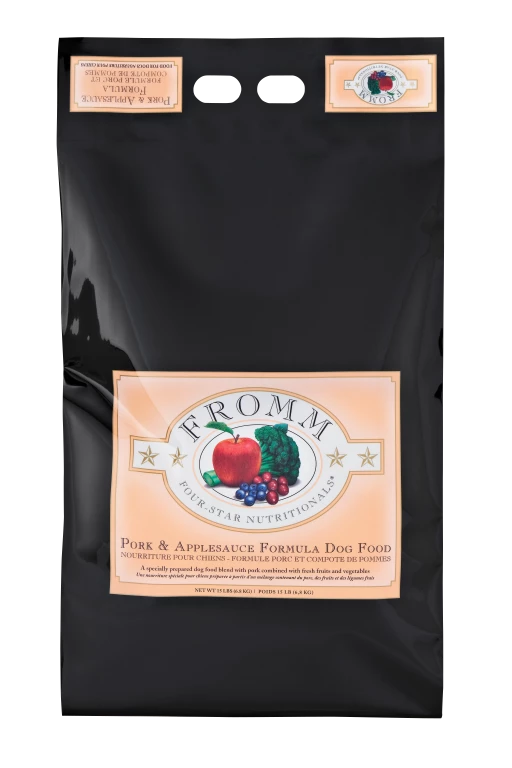 Fromm Pork & Applesauce Formula Dog Food Three Blue Dogs 2 Fromm Pork & Applesauce Formula Dog Food Three Blue Dogs