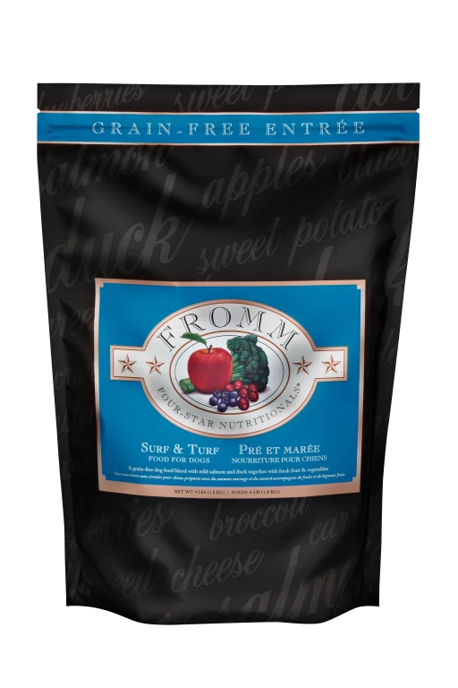 Three Blue Dogs Fromm Surf & Turf Recipe Dog Food 1 Three Blue Dogs Fromm Surf & Turf Recipe Dog Food