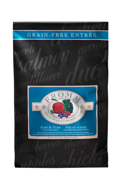 Three Blue Dogs Fromm Surf & Turf Recipe Dog Food 3 Three Blue Dogs Fromm Surf & Turf Recipe Dog Food