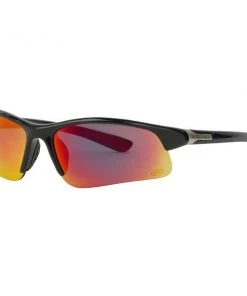 Rawlings Adult Half-Rim Sunglasses - Black Frame, Multi-Color Lens Team Sports