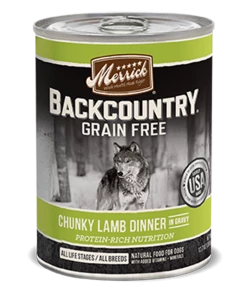 Merrick Backcountry Chunky Lamb Dinner In Gravy Wet Dog Food