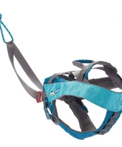 KURGO LONG HAULER CRADLE BACK HARNESS Three Blue Dogs