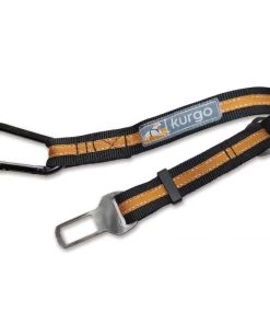 KURGO DIRECT TO SEAT BELT TETHER Three Blue Dogs