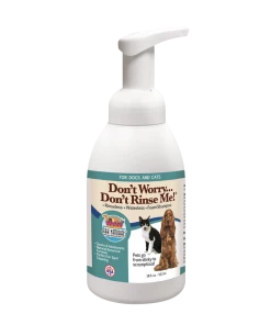 Three Blue Dogs Ark Naturals Don't Worry Don't Rinse Me! Foam Shampoo