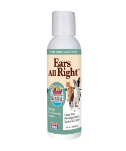 Three Blue Dogs Ark Naturals Ears All Right Gentle Ear Cleaning Lotion