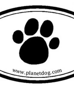 Planet Dog Euro Sticker - PAW Three Blue Dogs