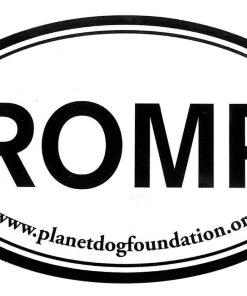 Planet Dog Euro Sticker - ROMP Three Blue Dogs