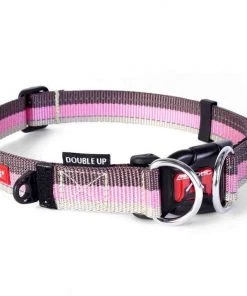 EzyDog DOUBLE UP COLLAR Three Blue Dogs