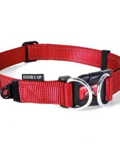 EzyDog DOUBLE UP COLLAR Three Blue Dogs