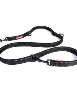 EzyDog VARIO 6 Multi-Function Leash + Snap Hook Three Blue Dogs