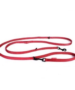 EzyDog VARIO 6 Multi-Function Leash + Snap Hook Three Blue Dogs