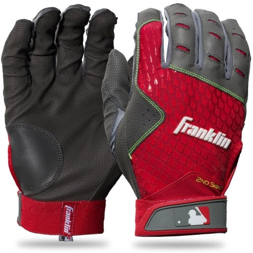 FRANKLIN 2ND-SKINZ BATTING GLOVES 3 FRANKLIN 2ND-SKINZ BATTING GLOVES