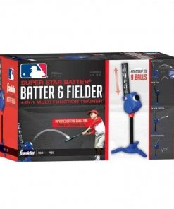 FRANKLIN MLB® SUPER STAR BATTER AND FIELDER MULTI-FUNCTION 4-IN-1 PITCHING MACHINE