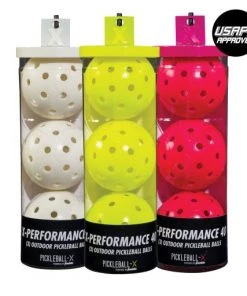 FRANKLIN PICKLEBALLS - X-40 OUTDOOR - 3 PACK