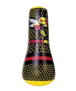 FRANKLIN STINGER BEE PUNCHING BAG AND GLOVES Game Room