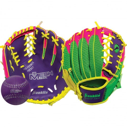 Team Sports FRANKLIN T-BALL MESHTEK SERIES YOUTH FIELDING GLOVE 4 Team Sports FRANKLIN T-BALL MESHTEK SERIES YOUTH FIELDING GLOVE